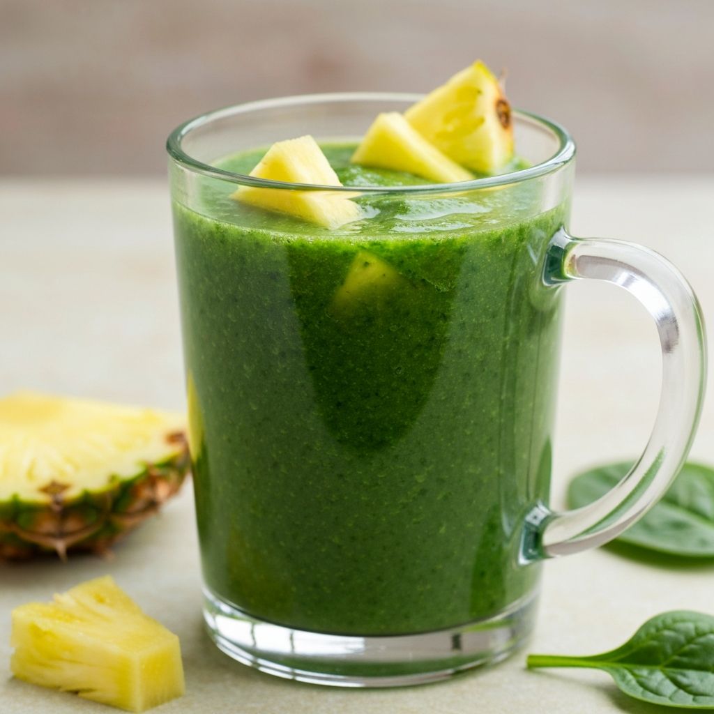 Batido Detox de Espinaca y Piña