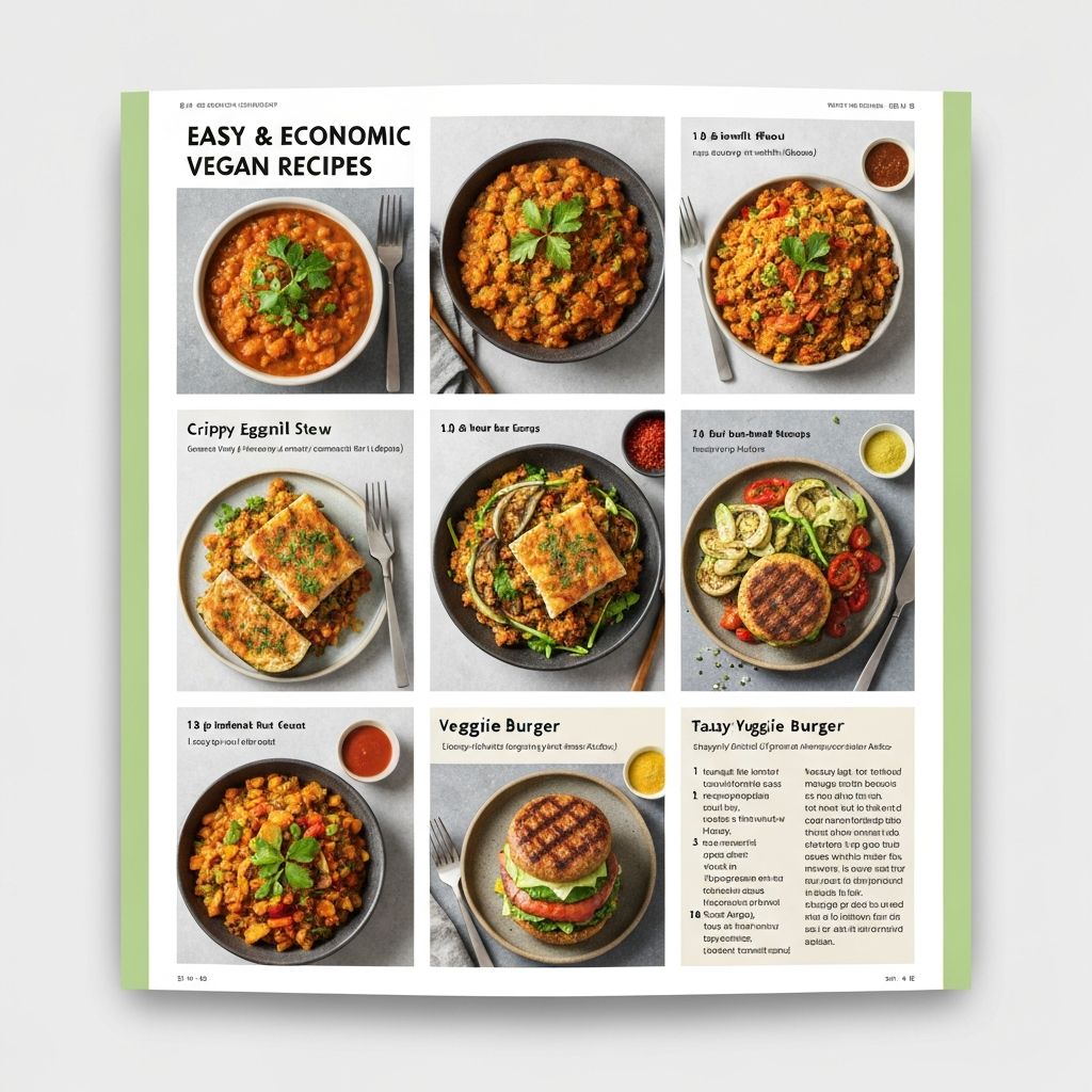 20 Recetas Veganas Fáciles y Económicas para Principiantes 2025