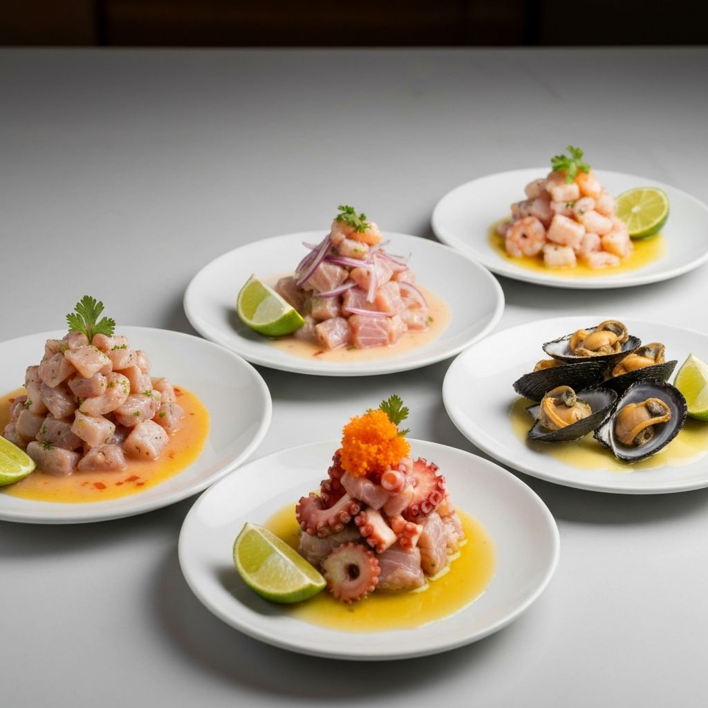 5 Variaciones del Ceviche Peruano que Debes Probar