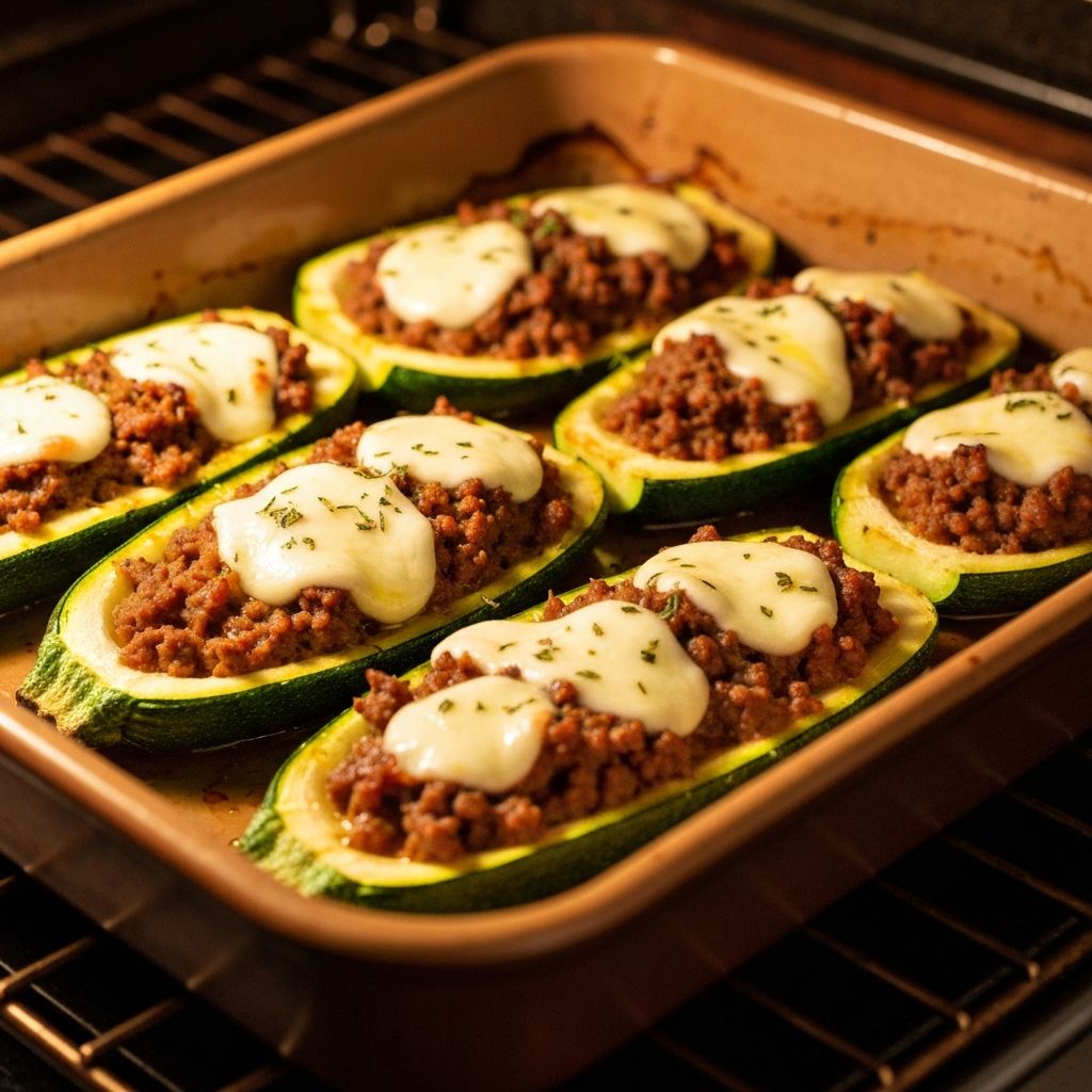 Calabacines Rellenos al Horno