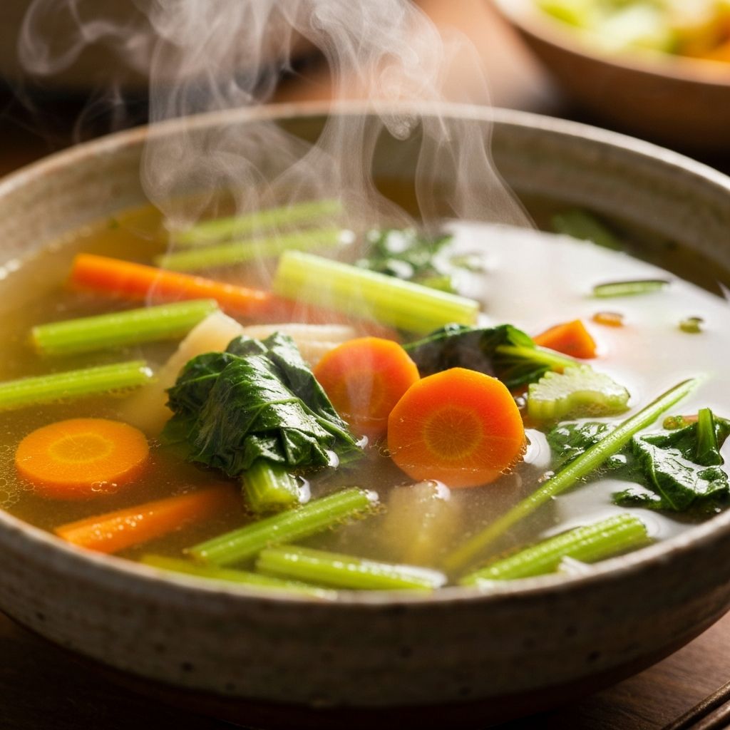 Caldo de Pollo Casero
