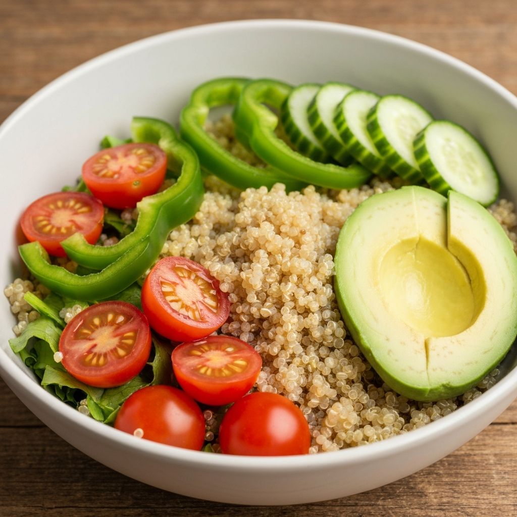 Ensalada de Quinoa con Aguacate