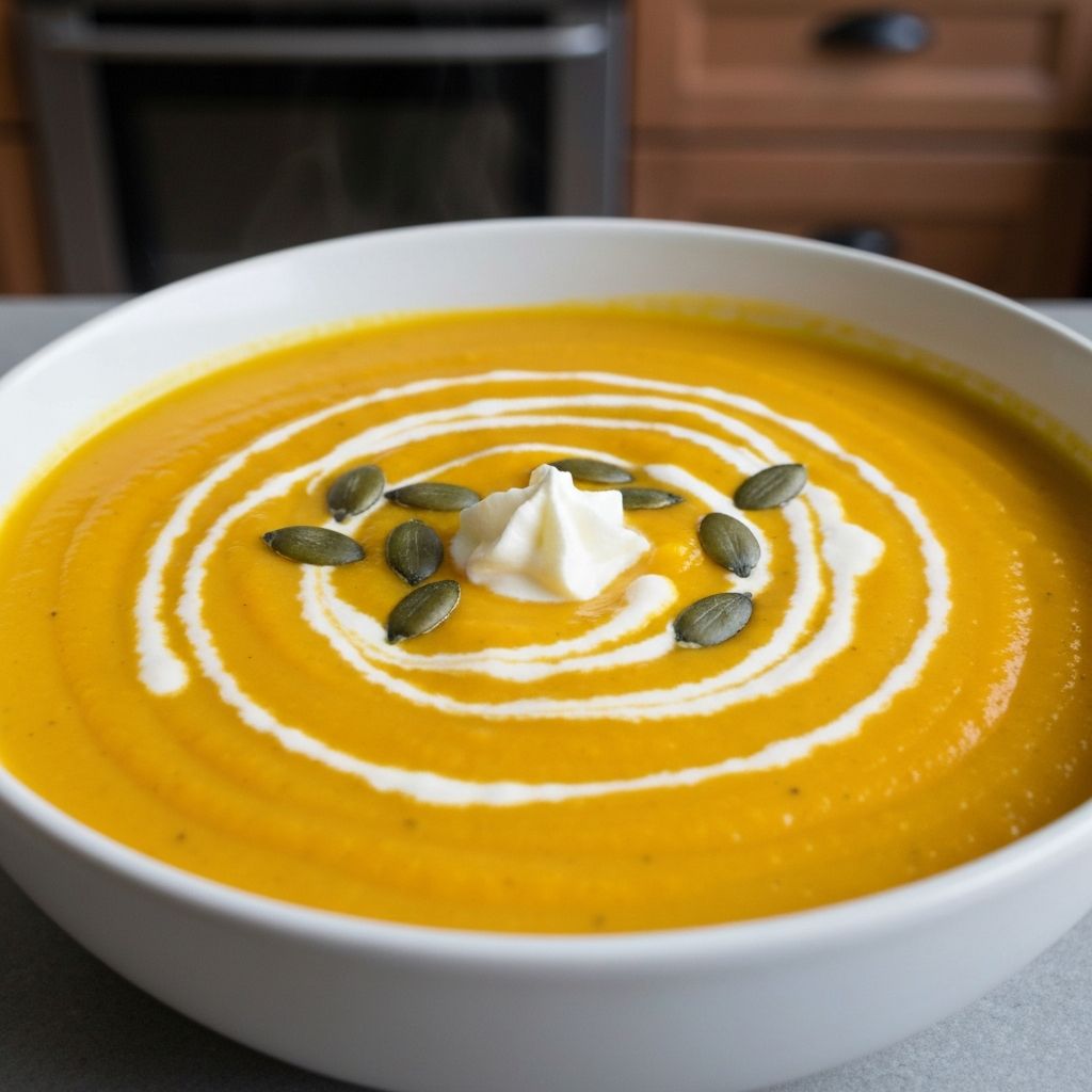 Crema de Calabaza Asada