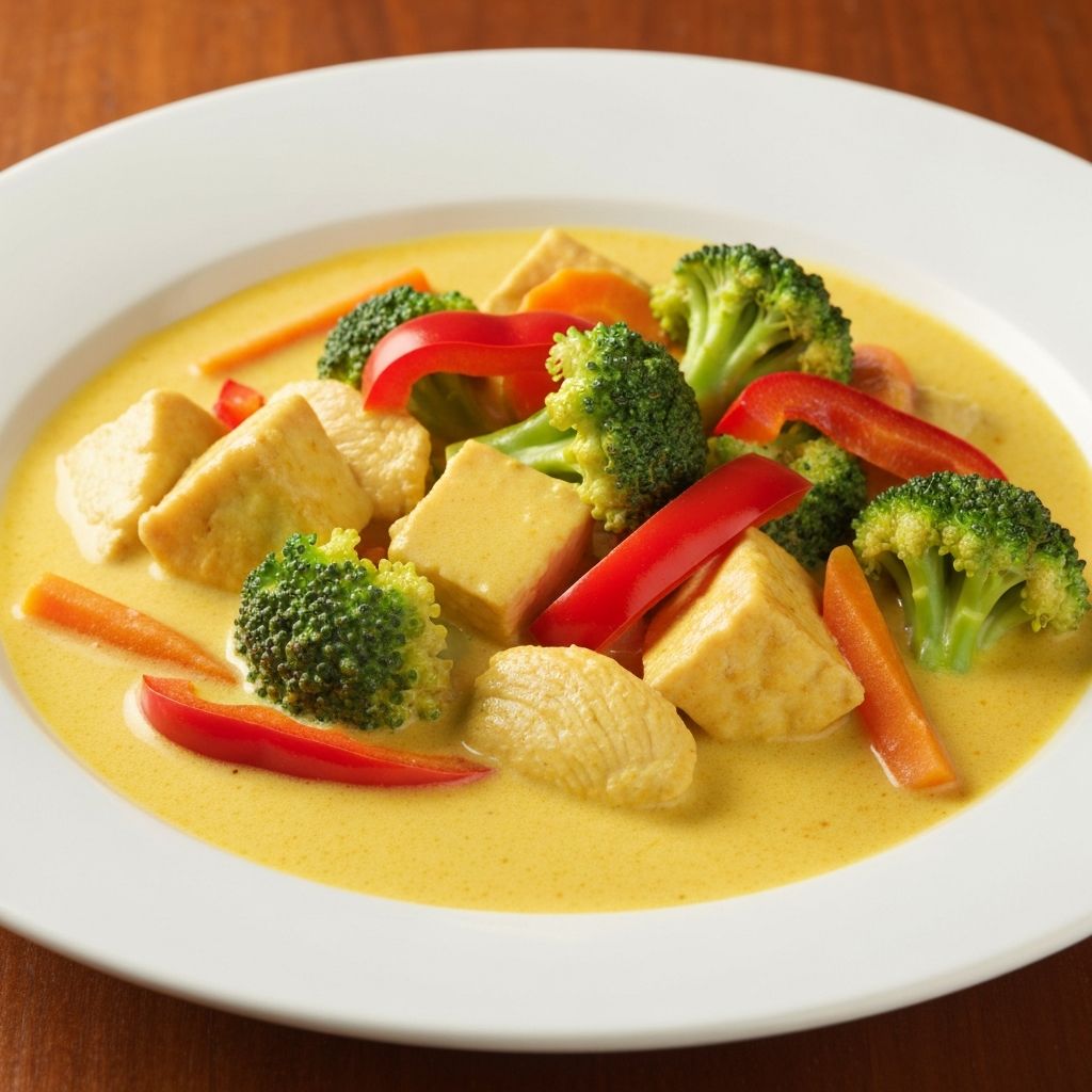 Curry Tailandés con Leche de Coco
