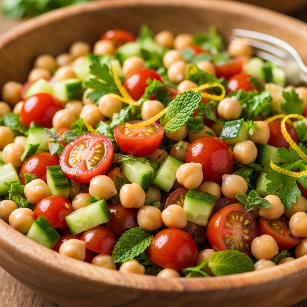 Ensalada de Garbanzos Mediterránea