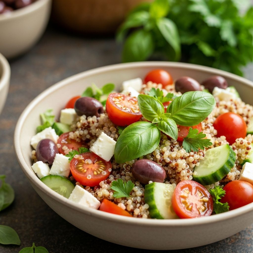Ensalada Mediterránea con Quinoa