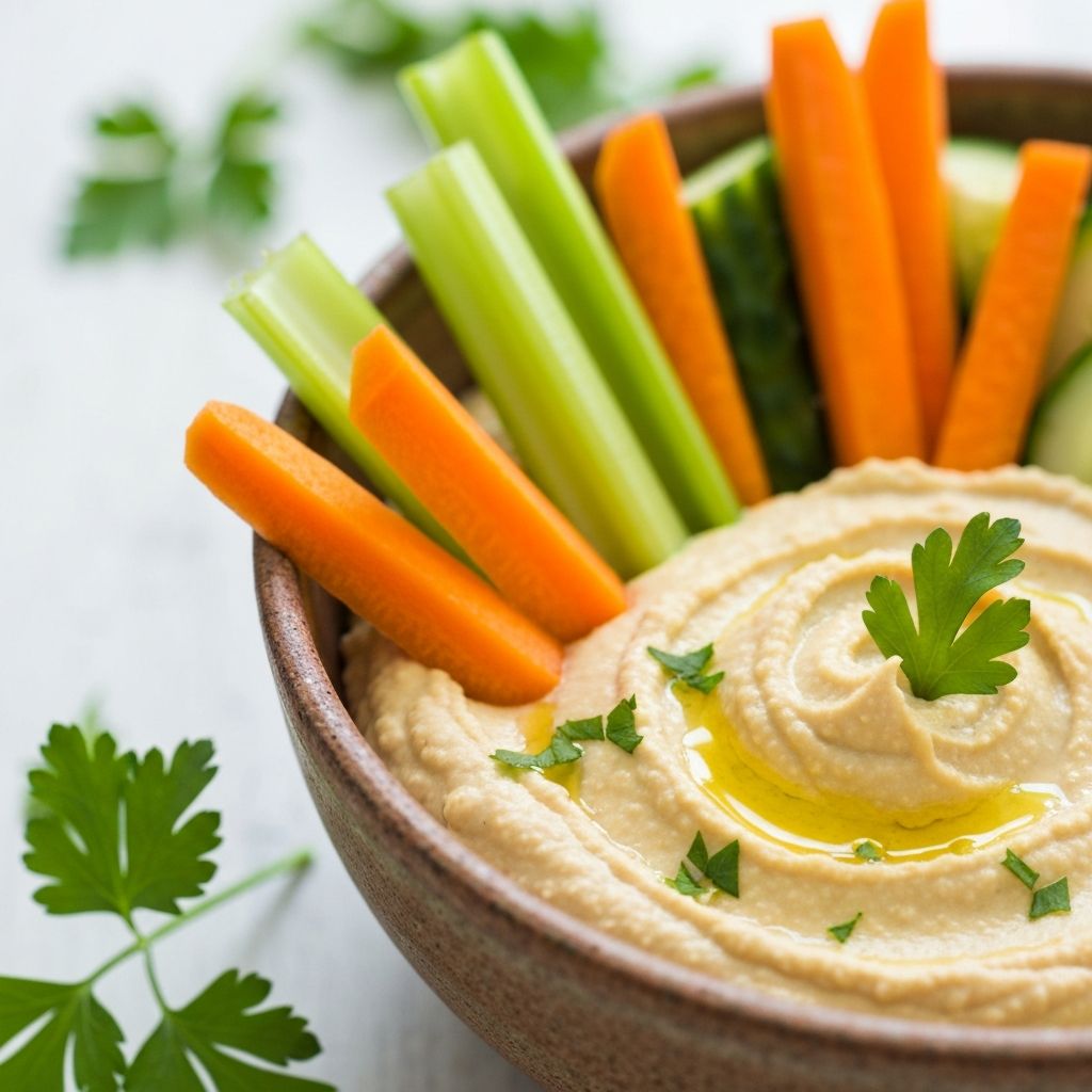 Hummus con Vegetales