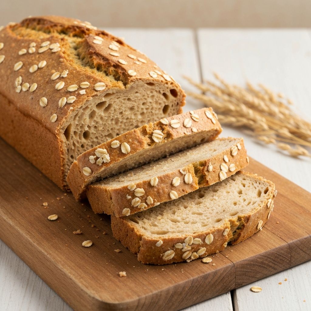 Pan de Avena sin Harina para Diabéticos y Celíacos