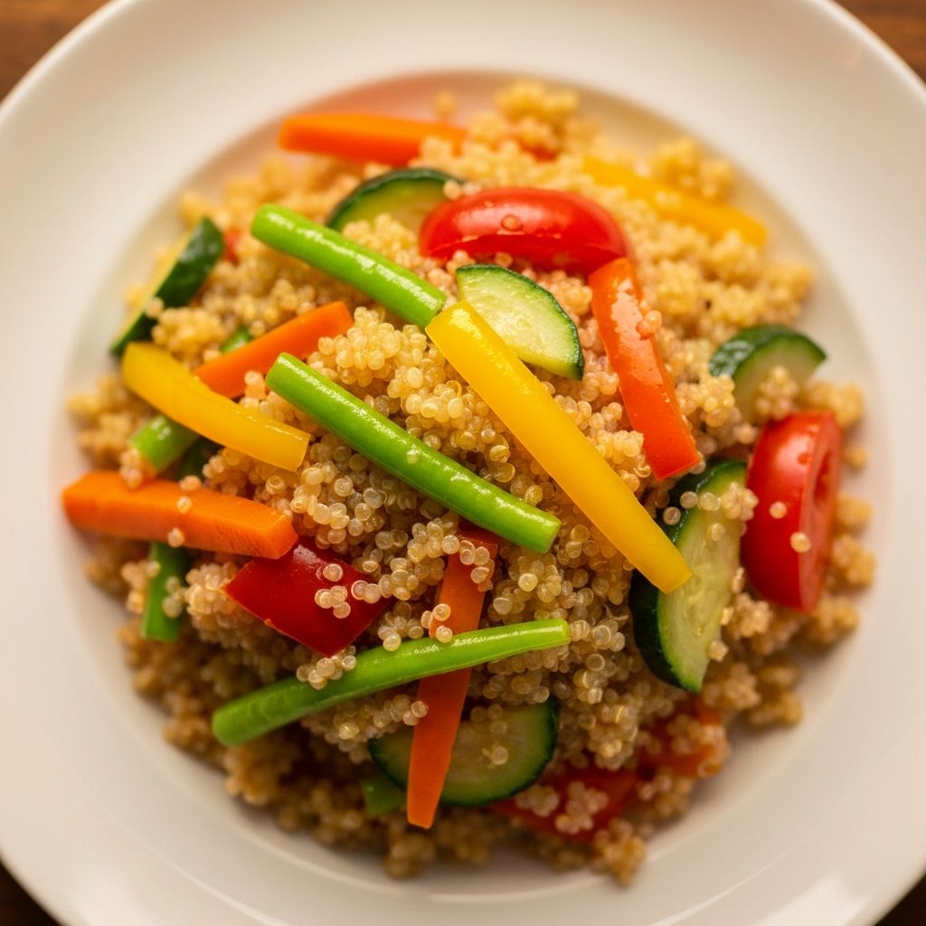 Quinoa Salteada con Verduras