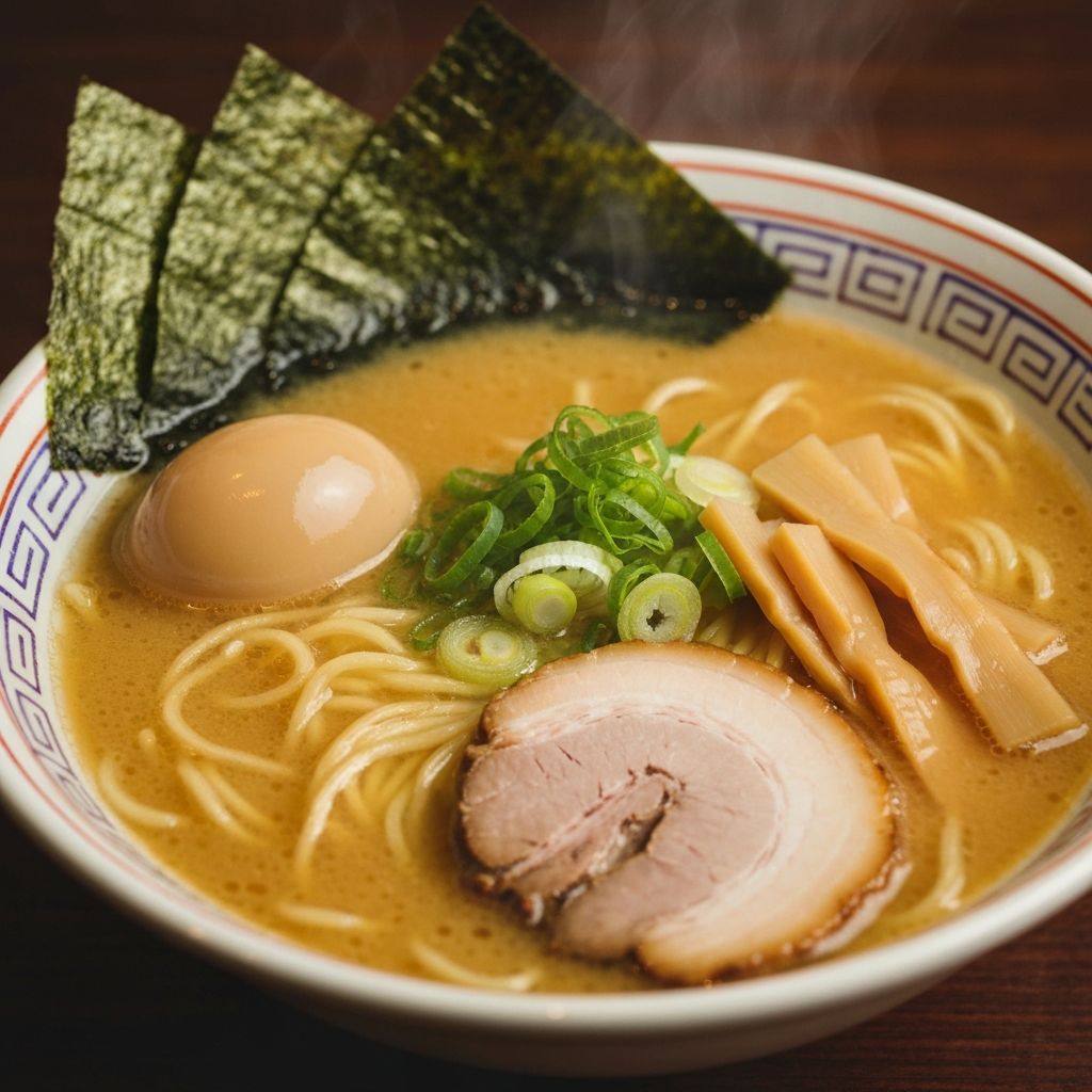 Ramen Casero con Caldo de Miso Japonés