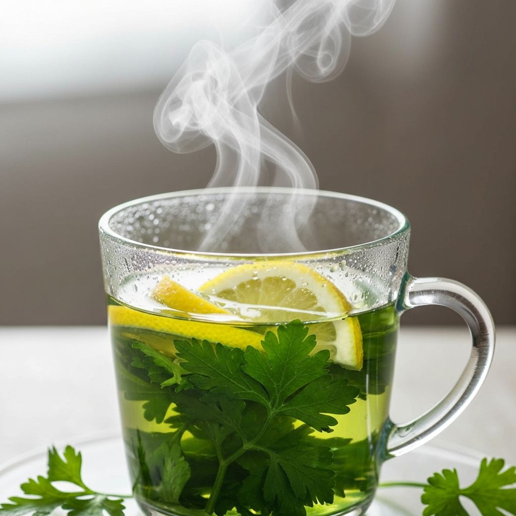 Té de Perejil para Retención de Líquidos